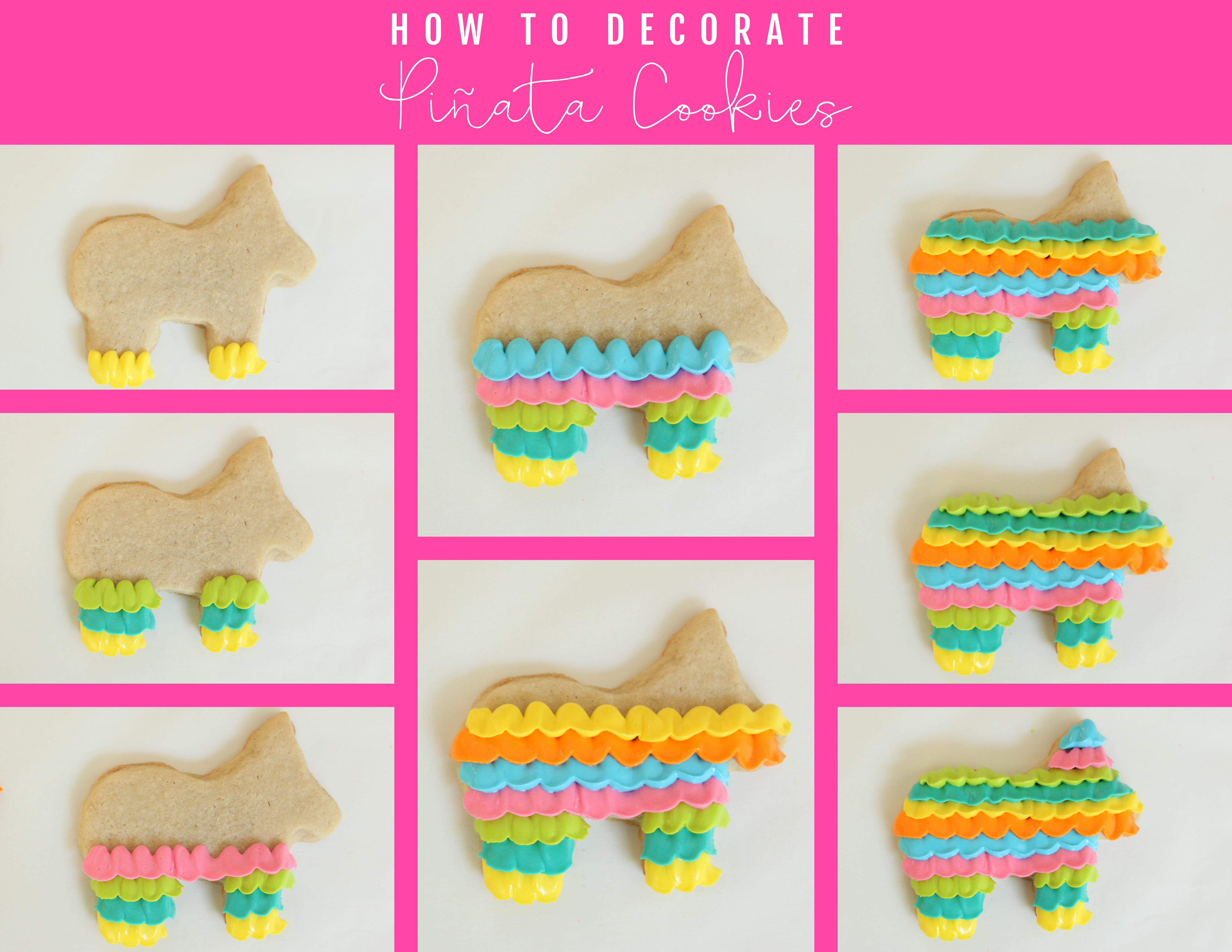 How to Decorate Piñata Cookies