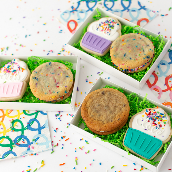 Cupcake Cookie & Sammie Duo Gift Box - Set of 3 Boxes