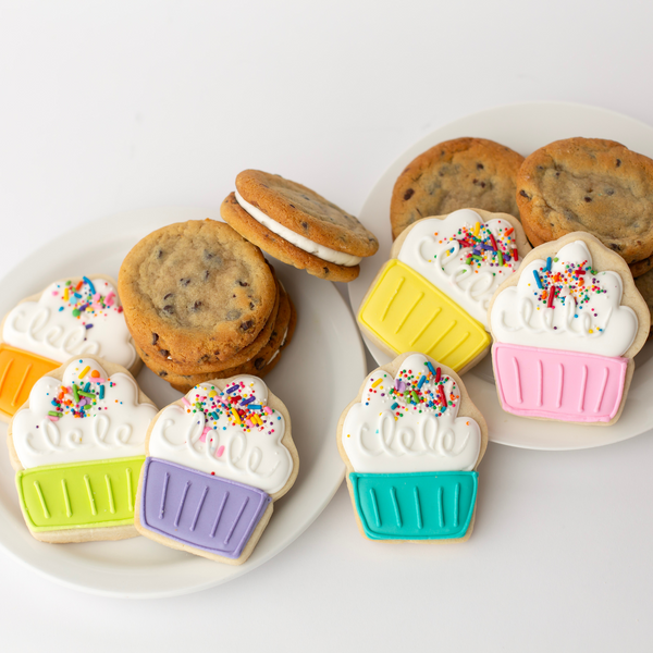 Cupcake Sugar Cookies & Buttercream Sammies - Gourmet Gift Box