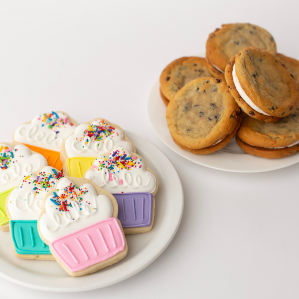 Cupcake Sugar Cookies & Buttercream Sammies - Gourmet Gift Box