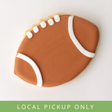 Football Single Cookies (2 Dozen) - LOCAL PICKUP