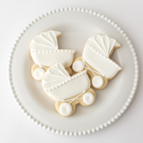 Baby Carriage Sugar Cookie Gift Box (12 ct)