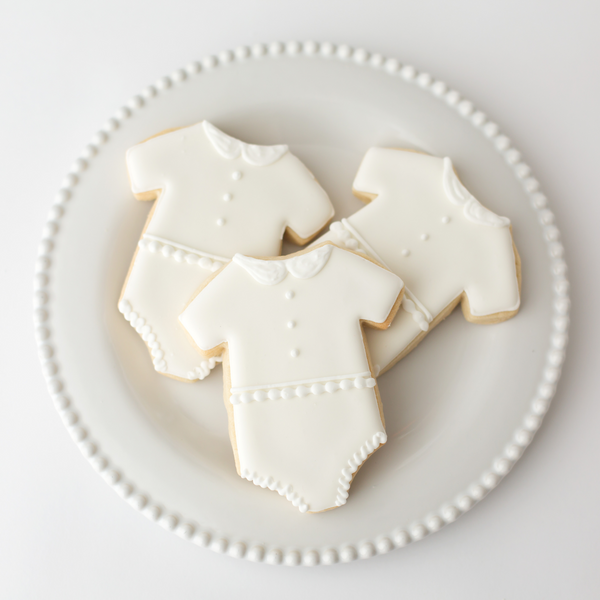 Baby Onesie Sugar Cookies - Gourmet Gift Box