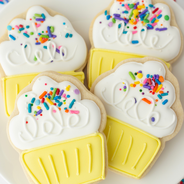 YELLOW CUPCAKE COOKIES