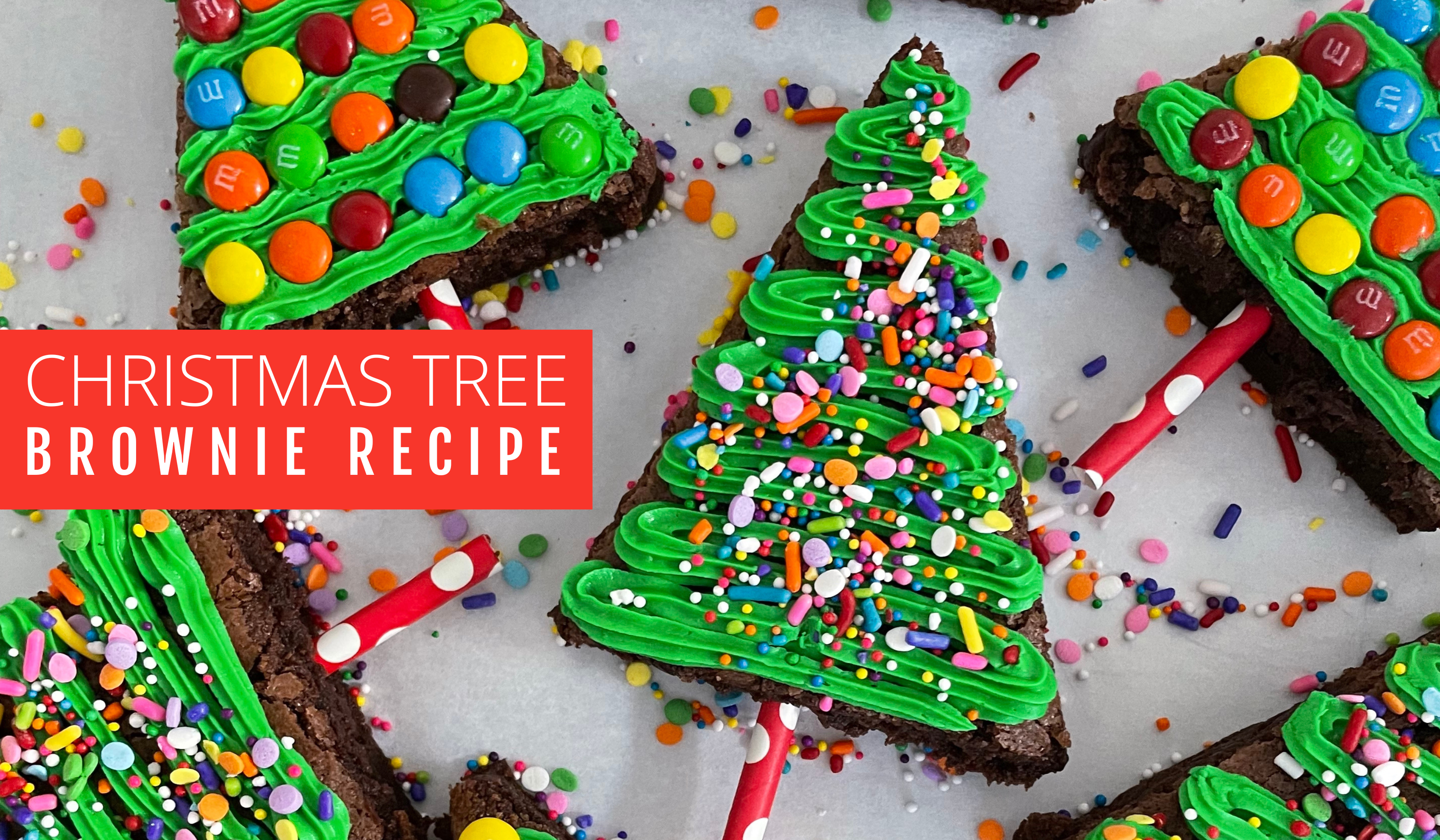 Christmas Tree Brownies