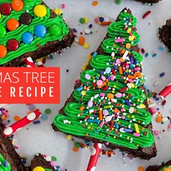 Christmas Tree Brownies