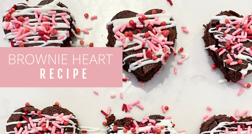 HOW TO MAKE BROWNIE HEARTS