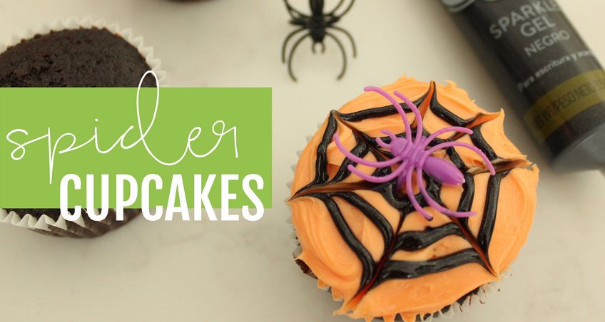 HOW TO MAKE SPIDER CUPCAKES
