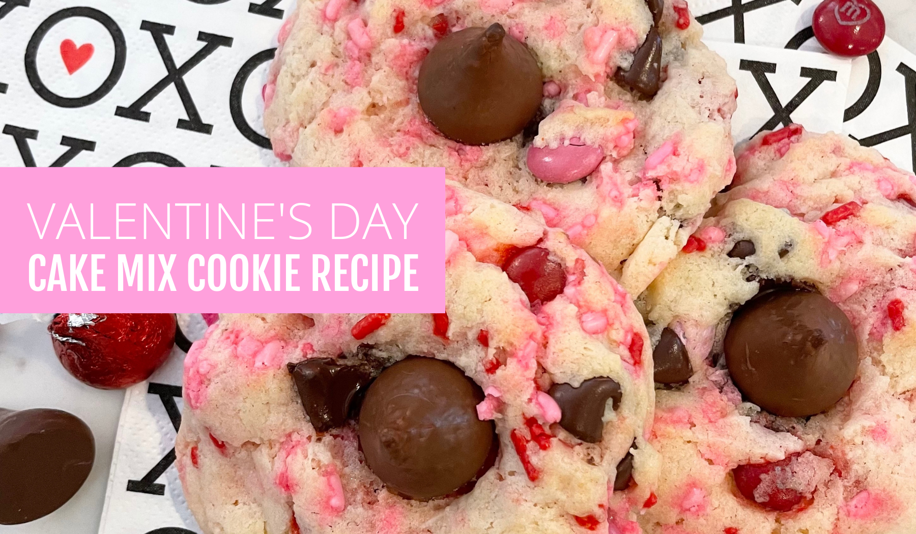 VALENTINE'S DAY CAKE MIX COOKIE RECIPE