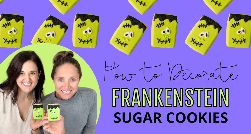 HOW TO DECORATE FRANKENSTEIN COOKIES