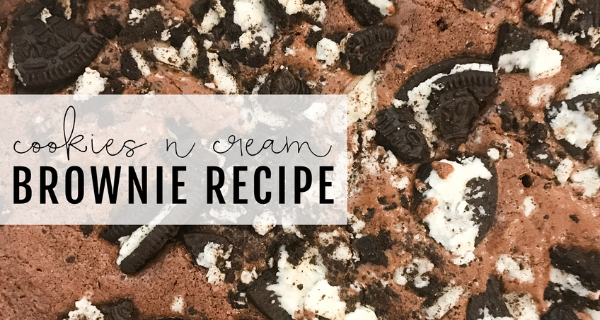 Cookies N Cream Brownie Recipe