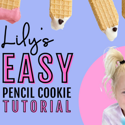 HOW TO MAKE BACK TO SCHOOL PENCIL COOKIES