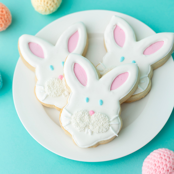 Jumbo Easter Bunny Cookie Favors - Half Dozen