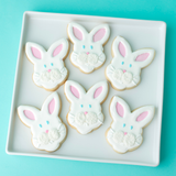 Jumbo Easter Bunny Cookie Favors - Half Dozen