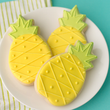 Pineapple Cookies (24 ct) | Hand-Decorated Cookie Gift Box