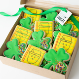Crichton Leprechaun & Shamrock Sugar Cookies - Gourmet Gift Box