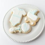 Baby Boy Shower Sugar Cookies - Gourmet Gift Box