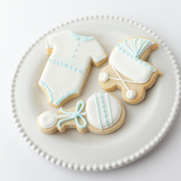 Baby Boy Shower Sugar Cookies - Gourmet Gift Box