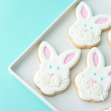 Jumbo Easter Bunny Cookie Favors - Half Dozen