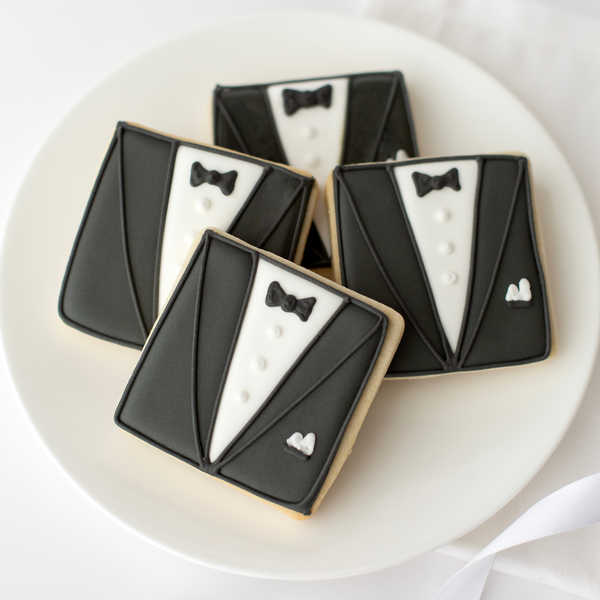 Tuxedo Sugar Cookies - Gourmet Gift Box Dozen