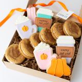 Latte Cookies + Pumpkin Spice Sammies – Gourmet Gift Box