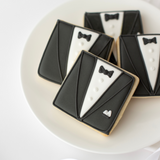 Tuxedo Sugar Cookies - Gourmet Gift Box Dozen
