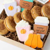 Latte Cookies + Pumpkin Spice Sammies – Gourmet Gift Box