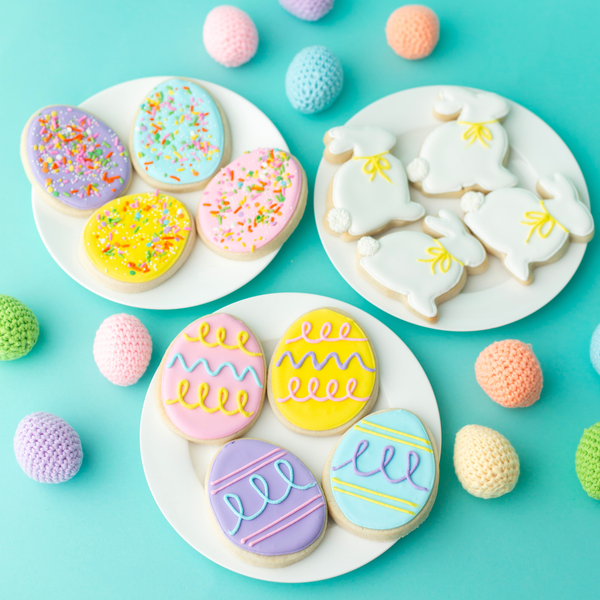Easter Bunny & Egg Sugar Cookies - Gourmet Gift Box