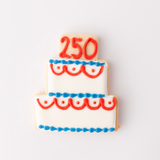 America’s 250th Birthday Sugar Cookies - 4th of July Gift Box