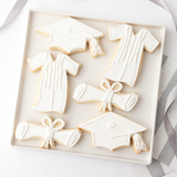 Graduation Cookie Gift Box (12ct) | Hand-Decorated in Your School Colors
