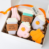 Pumpkin Spice Latte Sugar Cookies – Gourmet Gift Box