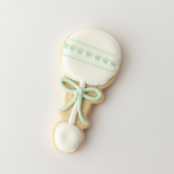 Sage Green Baby Shower Sugar Cookies - Gourmet Gift Box