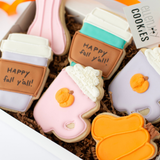 Pumpkin Spice Latte Sugar Cookies – Gourmet Gift Box