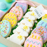 Easter Bunny & Egg Sugar Cookies - Gourmet Gift Box