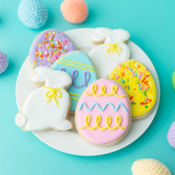 Easter Bunny & Egg Sugar Cookies - Gourmet Gift Box
