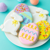 Easter Bunny & Egg Sugar Cookies - Gourmet Gift Box