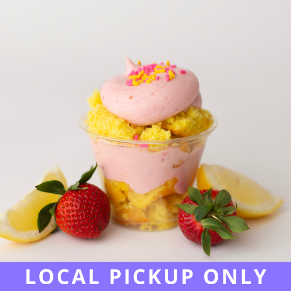 Strawberry Lemon Cake Cup 6ct - LOCAL PICKUP ONLY