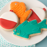 Fishing Cookies (24 ct) | Hand-Decorated Cookie Gift Box
