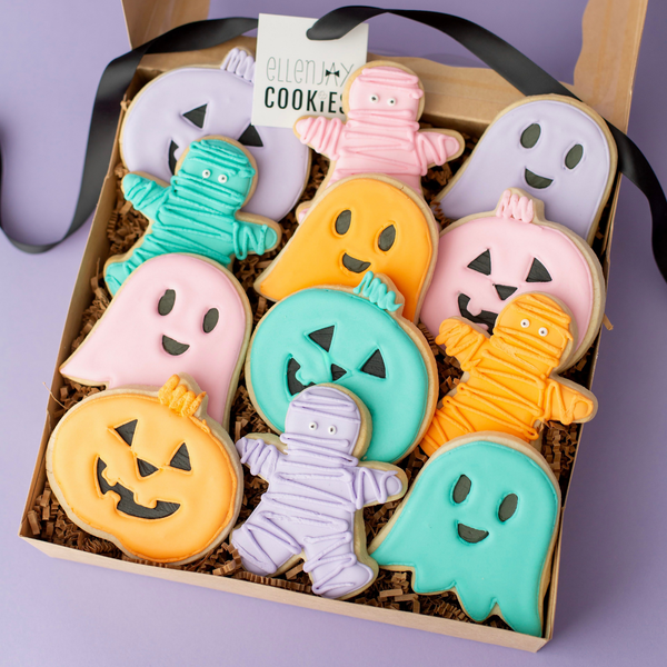 Halloween Sugar Cookies | Gourmet Gift Box | 6ct or 12ct