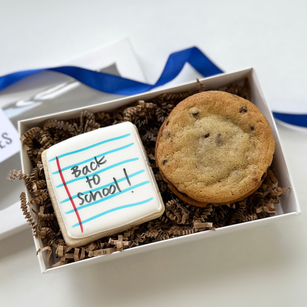 Back to School Cookie & Sammie Gift Box 2ct