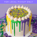 Mardi Gras Cinnamon Streusel Cake - 8 inch | LOCAL PICKUP