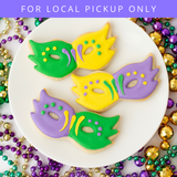 Mardi Gras Sugar Cookie Gift Box Dozen | LOCAL PICKUP