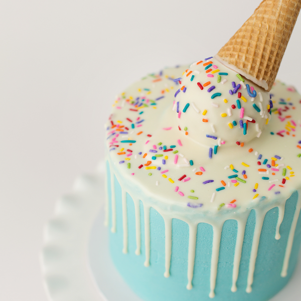 Ice Cream Cone Drip Cake - LOCAL PICKUP ONLY