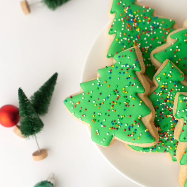 Christmas Tree Sugar Cookie Gift Box