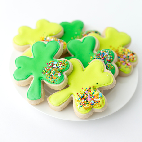 Shamrock Sugar Cookies – St. Patrick’s Day Gift Box