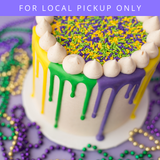 Mardi Gras Cinnamon Streusel Cake - 8 inch | LOCAL PICKUP