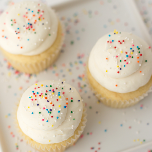 Vanilla Birthday Cupcakes (24ct) - LOCAL PICKUP ONLY