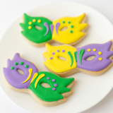 Mardi Gras Sugar Cookie -Gourmet Gift Box Dozen