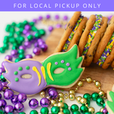 Mardi Gras Sugar Cookies & Sammies Gift Set Dozen | LOCAL PICKUP