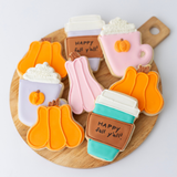 Pumpkin Spice Latte Sugar Cookies – Gourmet Gift Box